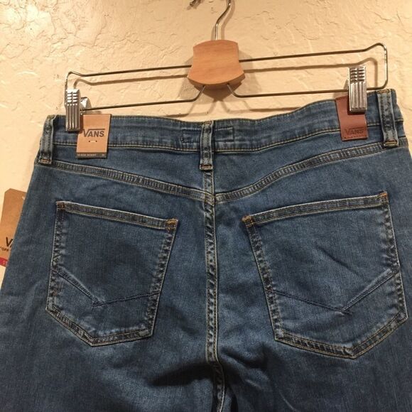 Vans High Rise Skinny 30 Blue Jeans Distressed Stretch - Picture 8 of 8